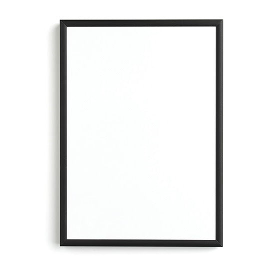 Fém fekete keret plexi üveggel (2)