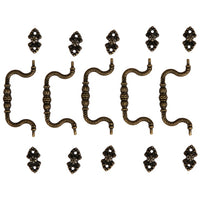 Fém fogantyú bronz színű 90x39 mm - 5 db (1)