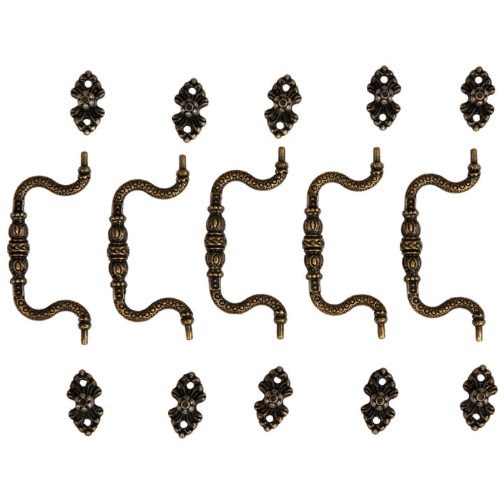 Fém fogantyú bronz színű 90x39 mm - 5 db (1)