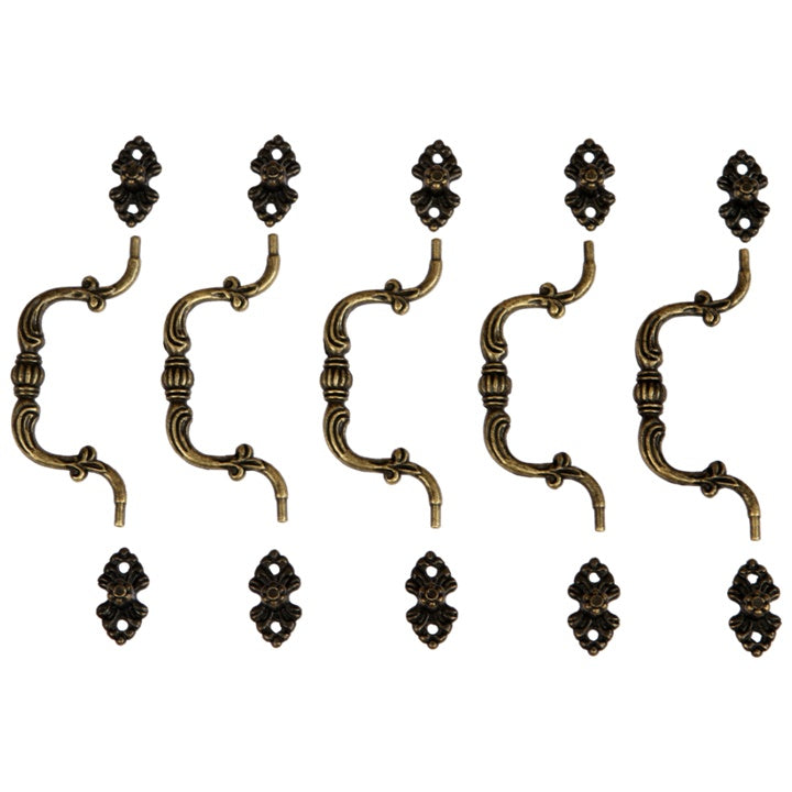 Fém fogantyú bronz színű 90x39 mm - 5 db (4)