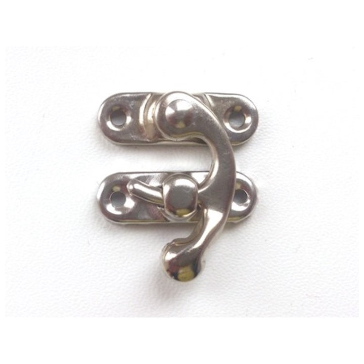 Fém kapocs nikel 2.9x3.2 cm - 1 db