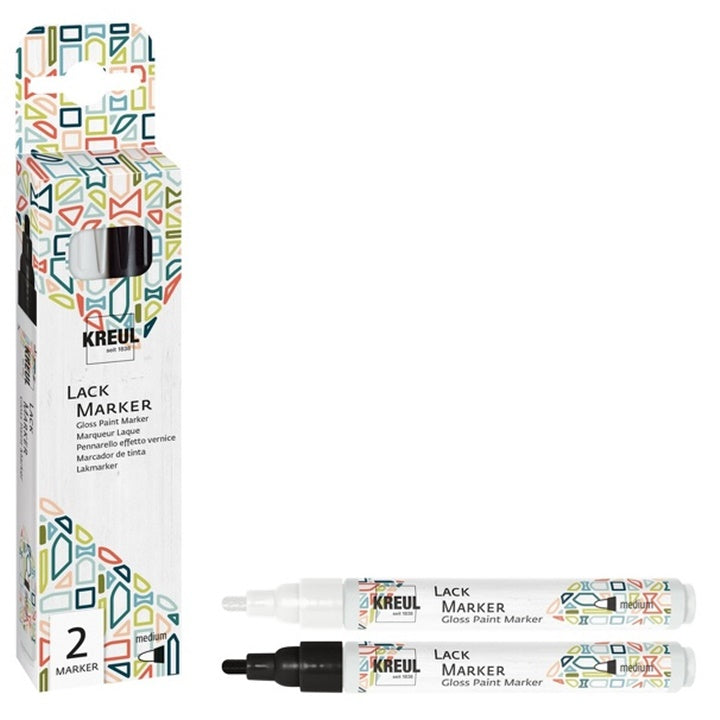 Fényes lakkmarker készlet Kreul 2 db (2)