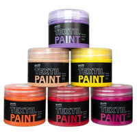 Festék készlet sötét textíliákhoz Profil - SUNSET BOULEVARD 6 x 50 ml