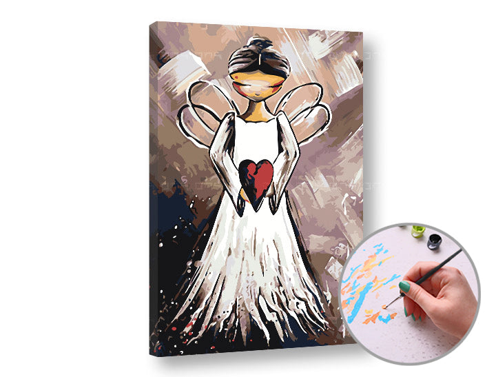Festeni a számokkal - ANGEL WITH HEART (2)