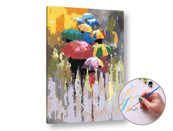 Festés a számok szerint SUMMER RAIN (3)