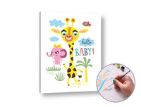 Festés számok szerint HELLO BABY (2)