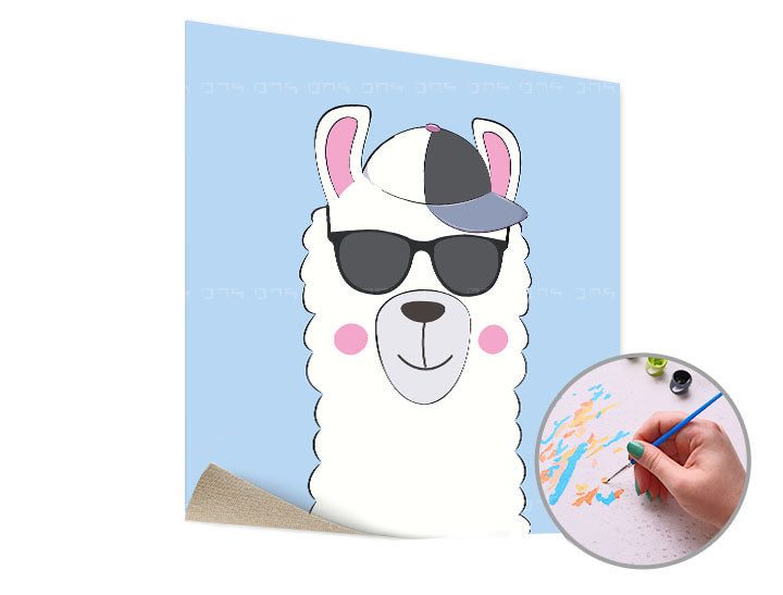 Festés számok szerint LAMA OKULIARS LAMA-val