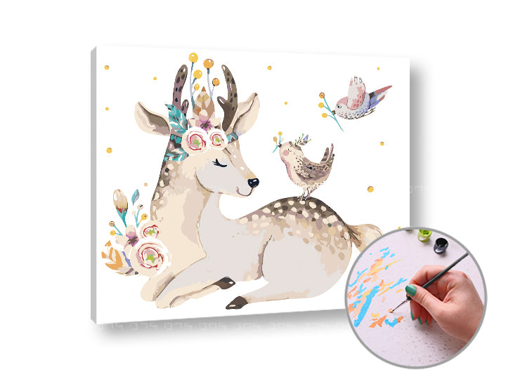 Festés számok szerint ŐZIKÉCKE BAMBI (1)