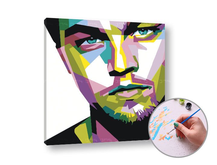Festészet számok szerint LEONARDO DICAPRIO (3)