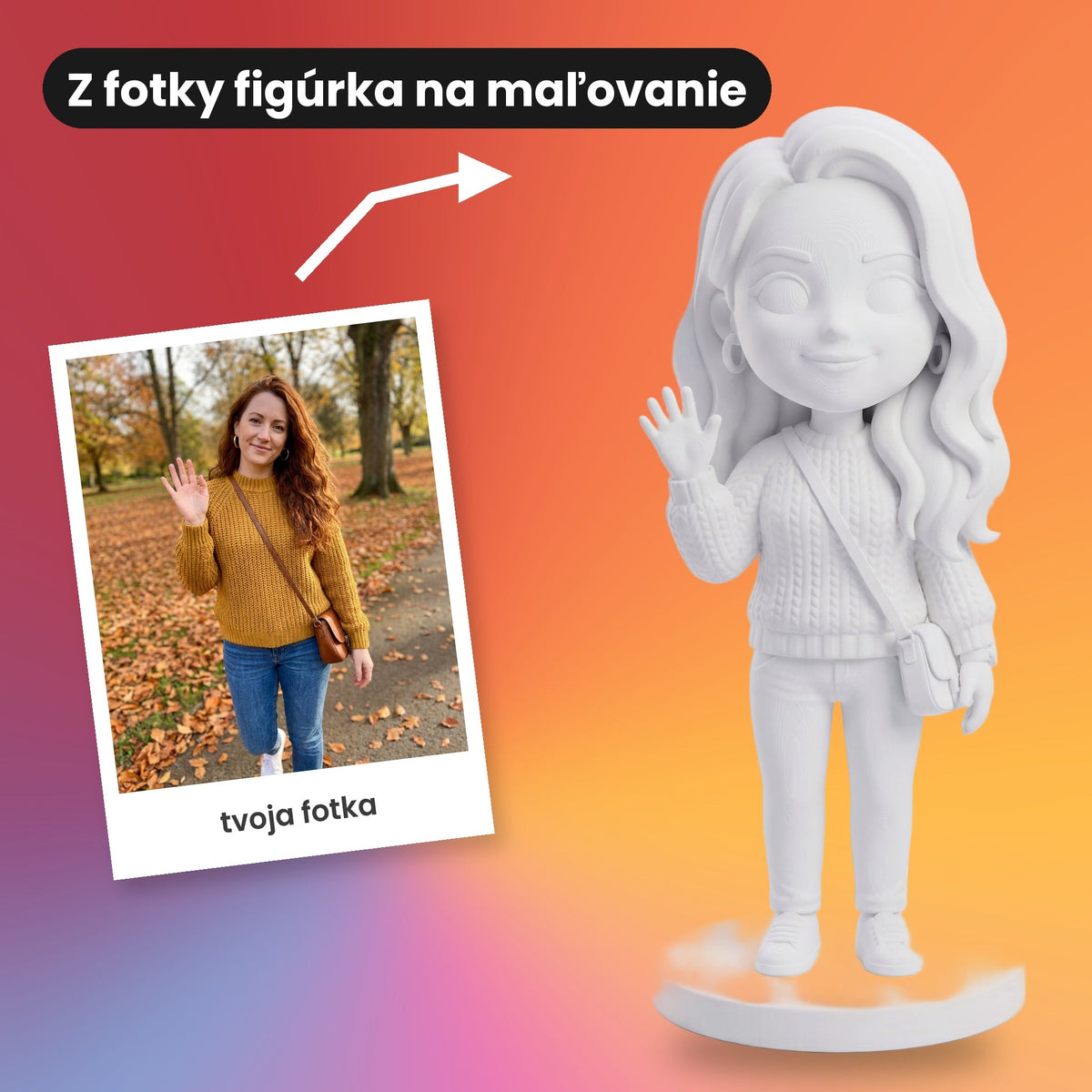 Festhető chibi figura fotóról