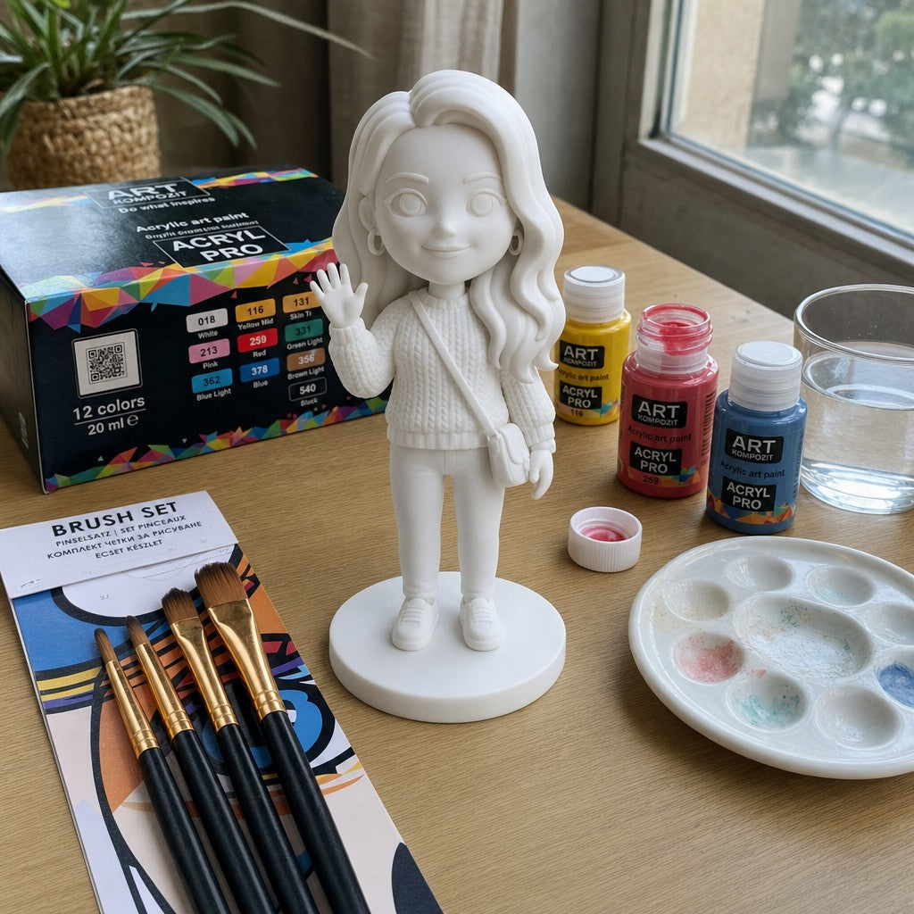 Festhető chibi figura fotóról