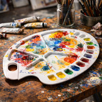 Festőpaletta ovális 34 x 23,5 cm | fehér Phoenix