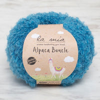 Fonal La Mia Alpaca Boucle 50 gr – krémfehér világos