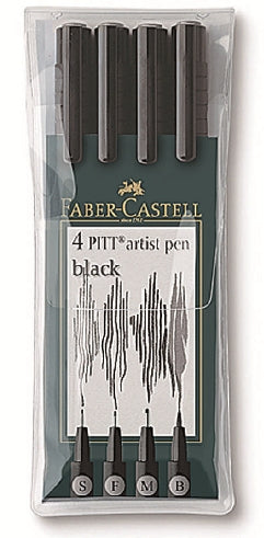 Filctollak Art Pen PITT set 4 [S.F.M.B]