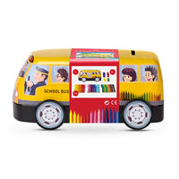 Filctollak Faber-Castell fém dobozban – autobusz