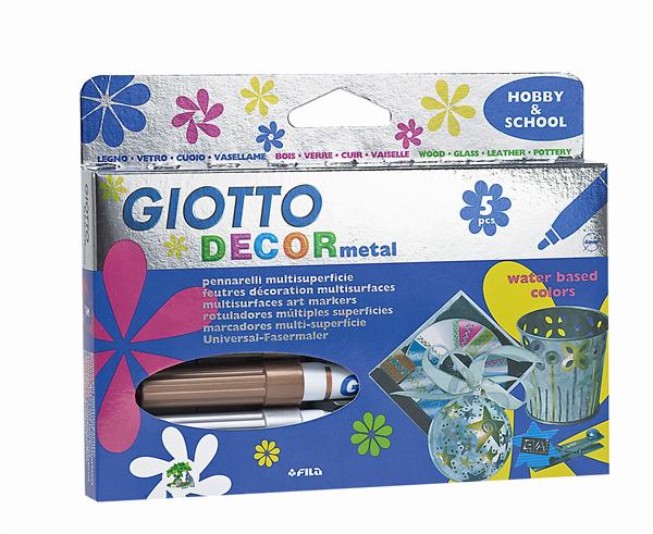 Filctollak GIOTTO DECOR metal / 5 szín