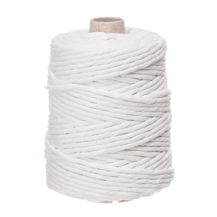 Sodrott pamut zsinór 100 m - DP Craft – 001 white