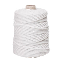Sodrott pamut zsinór 100 m - DP Craft – 001 white