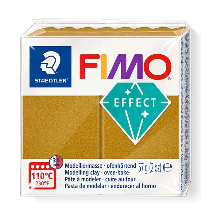 FIMO Effect polimer agyag 57g - Arany fém