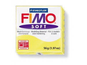 Fimo Modellező massza FIMO Soft hőkezeléssel munkálható - 56 g - sárga
