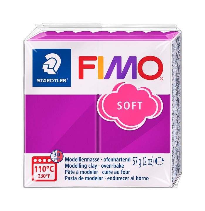 FIMO puha polimer gyurma 57g – Indiai vörös