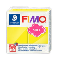 FIMO puha polimer gyurma 57g - citromsárga