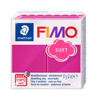 FIMO puha polimer gyurma 57g - málnavörös