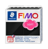 FIMO puha polimer gyurma 57g - fekete