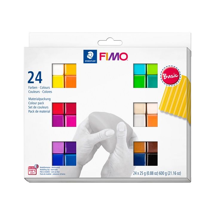 FIMO Soft Polymer Clay készlet alapszínek 24x25g