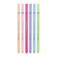 Fineliner készlet Bruynzeel pasztell – 6 db / 0,4 mm