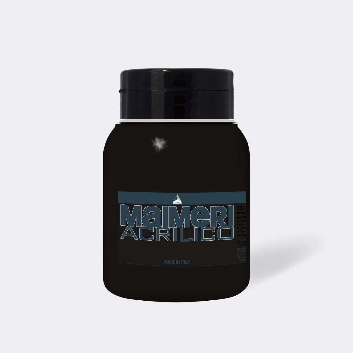 Finom akrilfesték MAIMERI Acrilico 1000 ml – Koromfekete