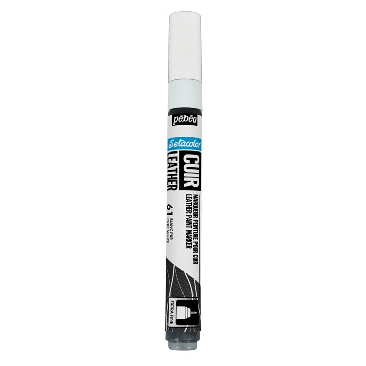 Bőrmarker Pebeo Setacolor extra fine – tiszta fehér