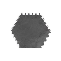 Fogazott acél spatulya 06 A