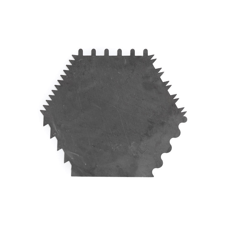 Fogazott acél spatulya 06 A