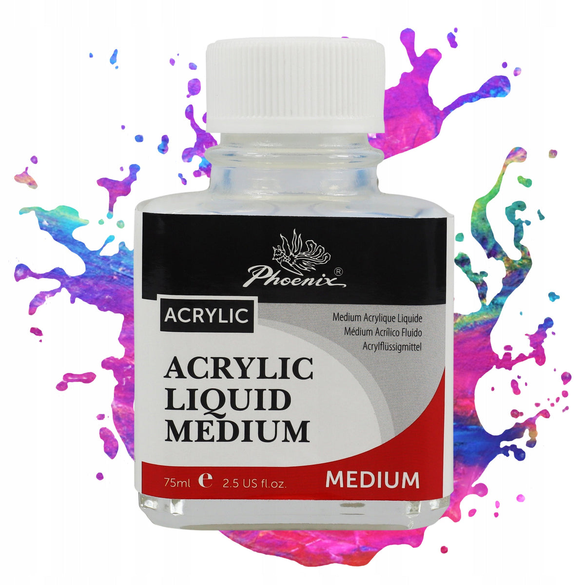 Folyékony akril médium Phoenix, 75–500 ml