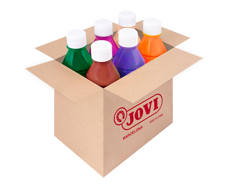 Folyékony tempera készlet JOVI Premium 6 x 250 ml – B színkeverék