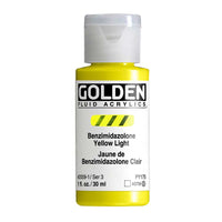 GOLDEN folyékony akrilfesték 30 ml – Benzimidazolone Yellow Light