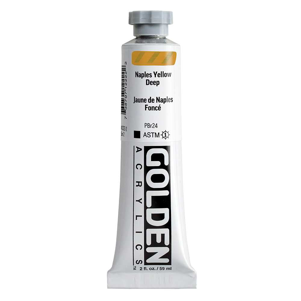 GOLDEN Heavy Body akrilfesték 59 ml – Naples Yellow Deep