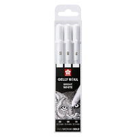 Sakura Gelly Roll bright white zselés tollak - 3 db | különböző változatok