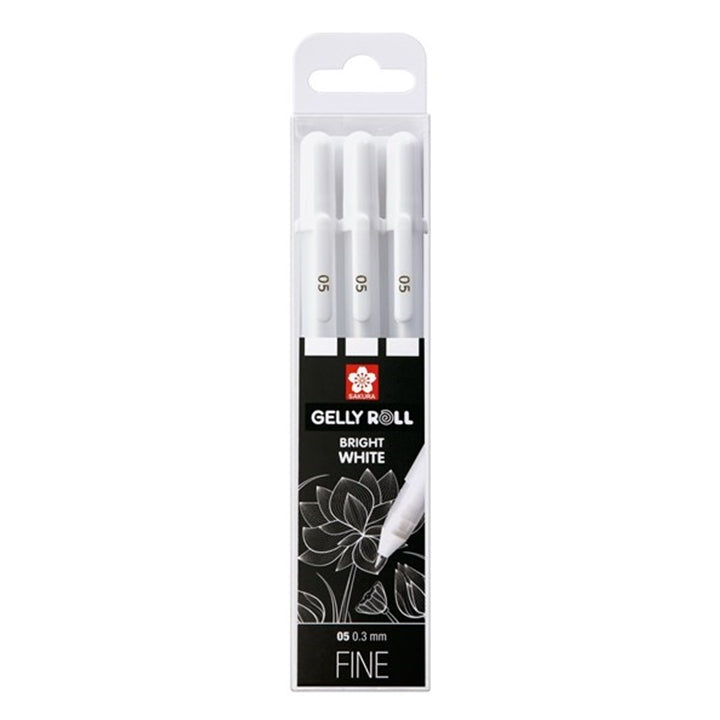 Sakura Gelly Roll bright white zselés tollak - 3 db | különböző változatok