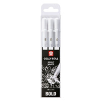 Sakura Gelly Roll bright white zselés tollak - 3 db | különböző változatok