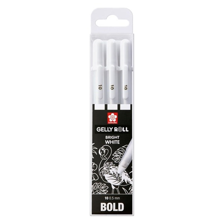 Sakura Gelly Roll bright white zselés tollak - 3 db | különböző változatok