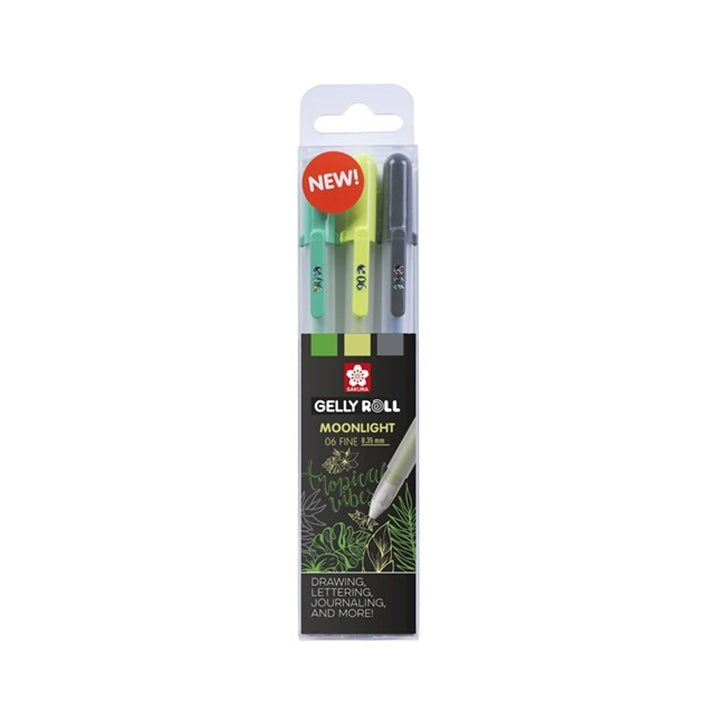 Sakura Gelly Roll MOONLIGHT zselés tollak - 3 db – botanic