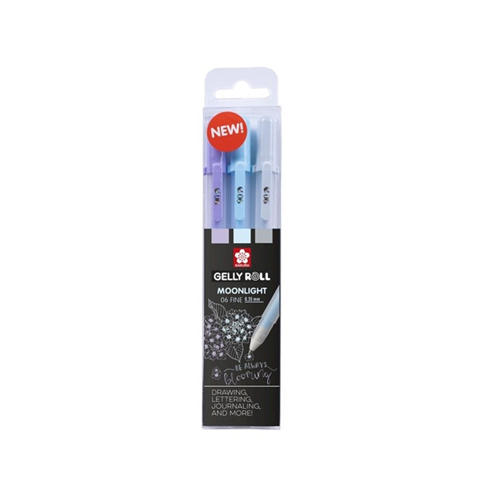 Sakura Gelly Roll MOONLIGHT zselés tollak - 3 db – calm
