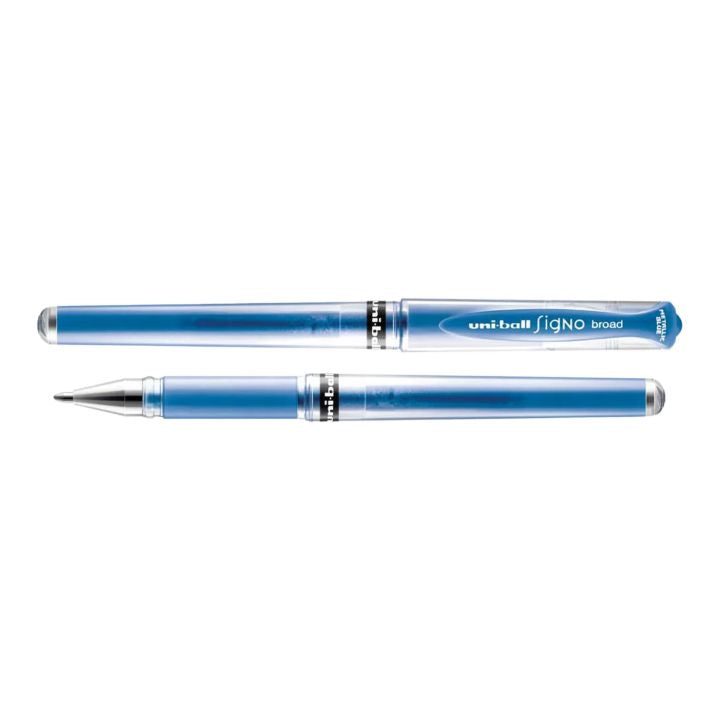UNI SIGNO UM-153 Gél toll 1.0 mm – metál kék