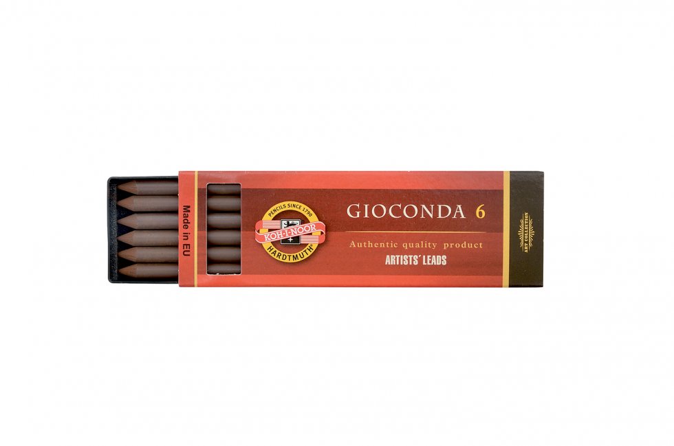 GIOCONDA művészkréta világosbarna szépia / 6 db
