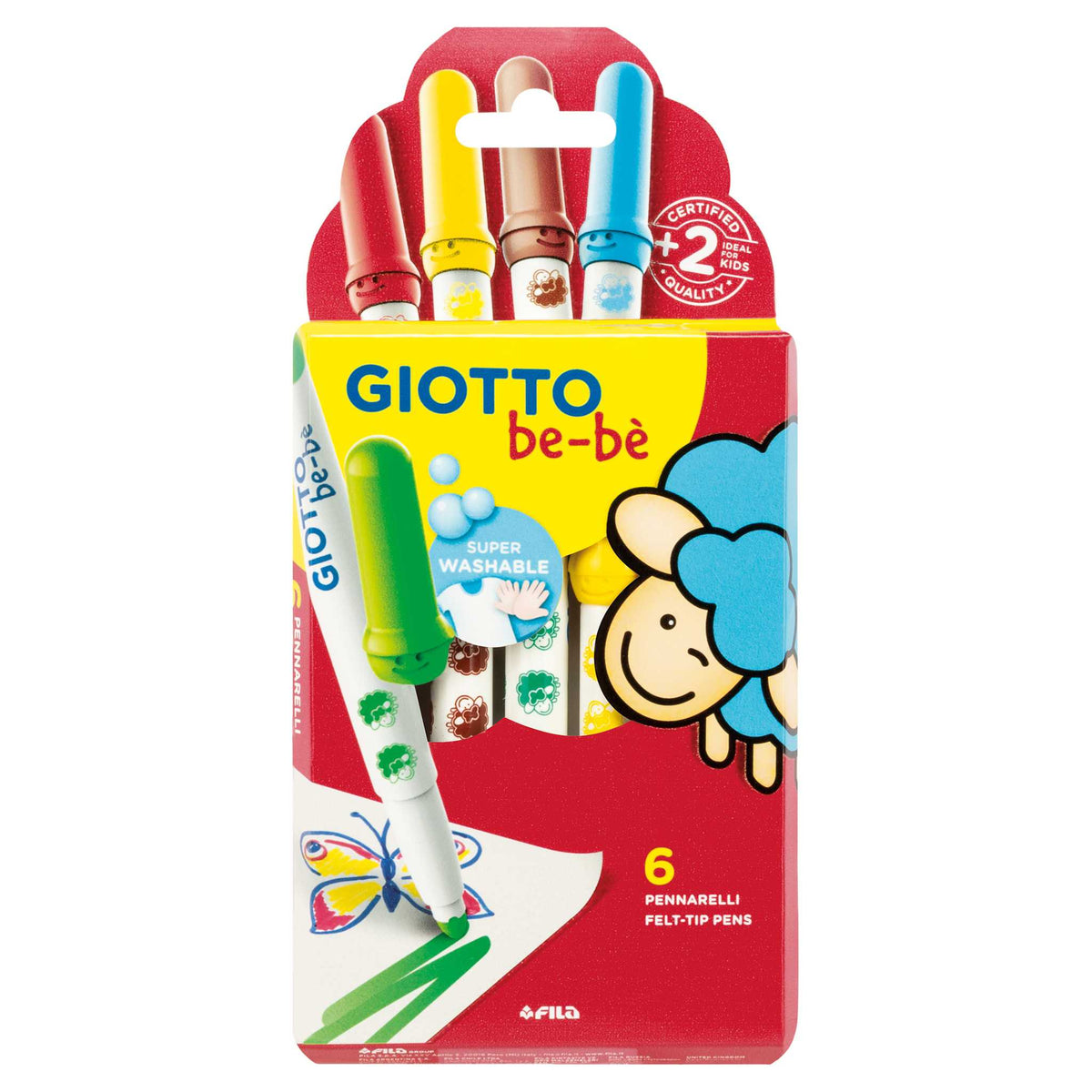 GIOTTO be-bè gyermek filctollak 6 db