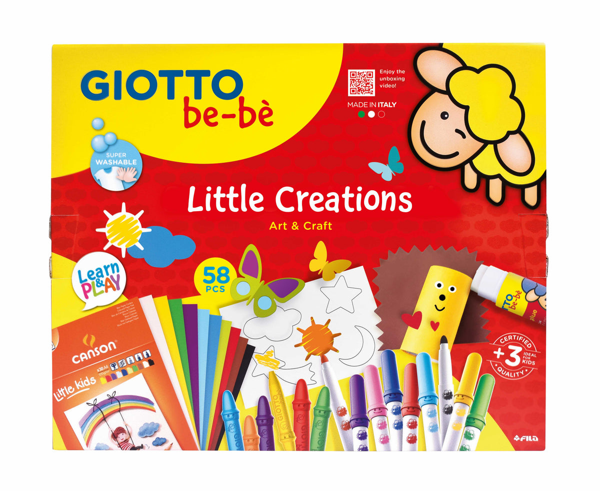 GIOTTO be-bè Little Creations kreatív alkotókészlet 58 db
