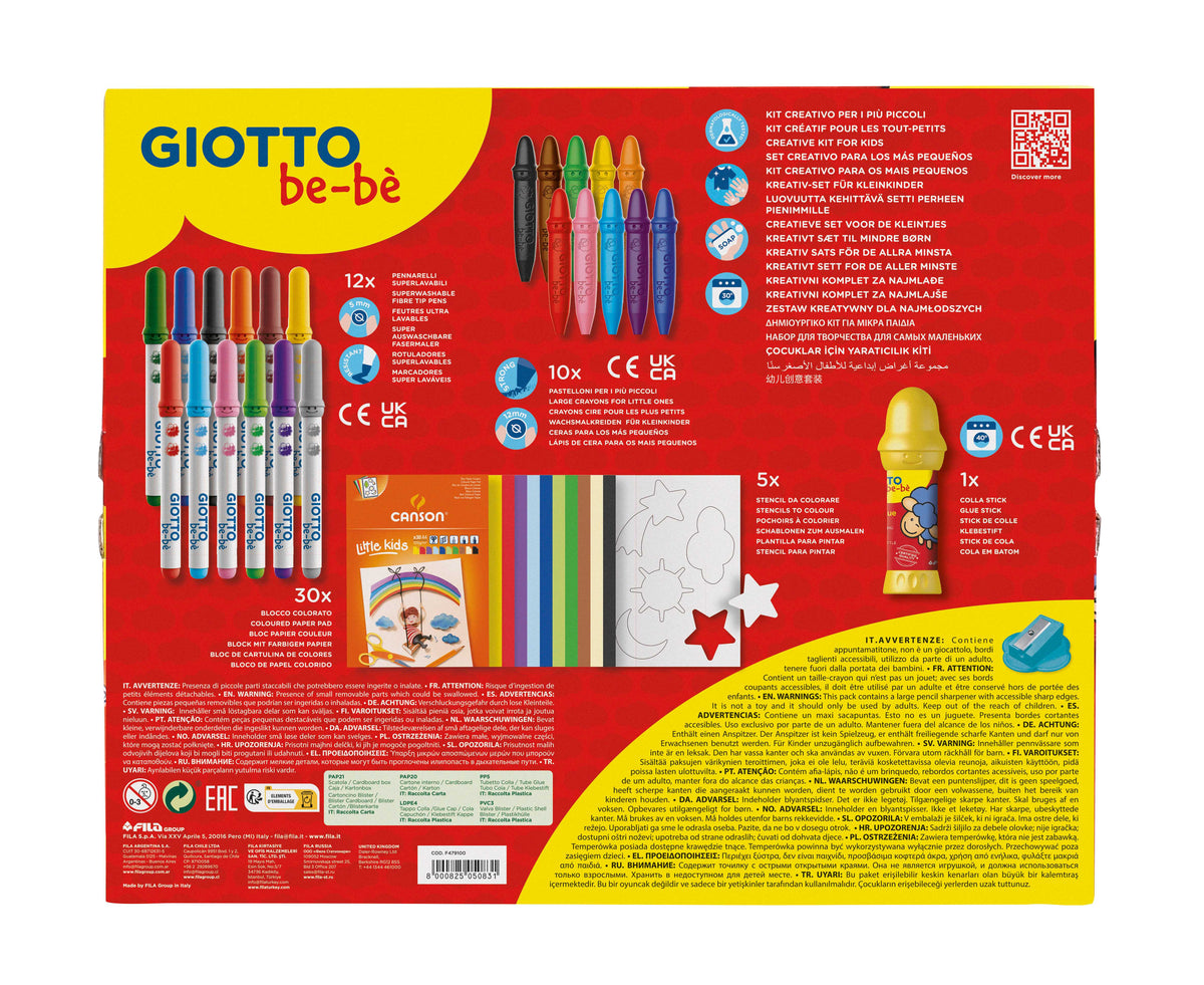 GIOTTO be-bè Little Creations kreatív alkotókészlet 58 db