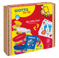 GIOTTO be-bè My Little Feet kreatív készlet kéz- és láblenyomatokhoz – 5 db